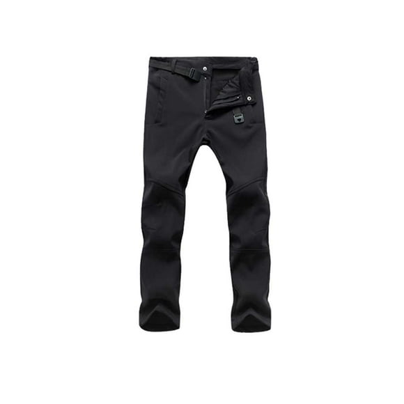 Soidarity Pantalones térmicos de invierno para deportes al aire libre, escalada, senderismo, pesca, Camping, viajes, ciclismo, moto, nieve, esquí, Escalada hombre negro Soidarity OD028987-03