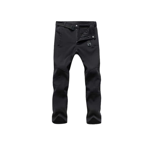 Soidarity Pantalones térmicos de invierno para deportes al aire libre, escalada, senderismo, pesca, Camping, viajes, ciclismo, moto, nieve, esquí, Escalada hombre negro Soidarity OD028987-03