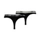thumbnail image 3 of PUMA Tanga Femenina - Icono, Algodón suave Modal Stretch, Paquete de 4 Negro XL (X-Large), 3 of 3