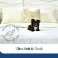 thumbnail image 2 of Cosy House Collection Luxury Down Alternative Comforter - Blend of Rayon Derived from Bamboo - Bedroom Essentials - All Season Use - Box Stitch Construction & Duvet Loops (Full/Queen, White), 2 of 5