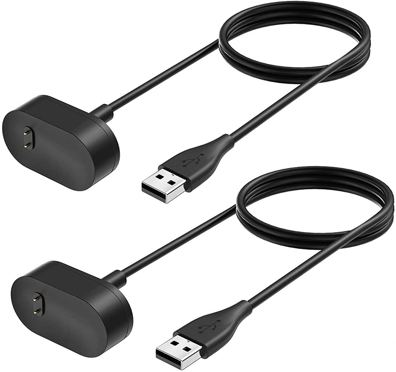 FYOUNG Replacement for Fitbit Inspire and Fitbit Inspire HR Charger 2 Pack x 3.3ft Charging Cable Cord Dock for Inspire/Inspire HR Health & Fitness Tracker