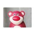 thumbnail image 1 of Soporte para teléfono móvil shaofei con dibujo de oso de fresa Sentado y de pie color rosa y blanco, 1 of 5