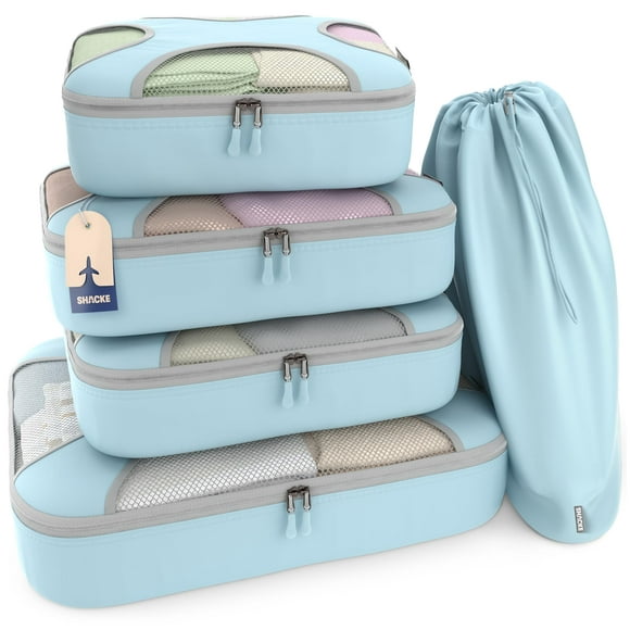 Set Shacke de 5 unidades, organizador ligero para viajes, de Packing Cubes