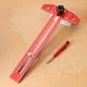 thumbnail image 4 of T Square Ruler Protractor, 15-90 Grados Anodizado Fácil Lectura Marcadores de Ángulo Ajustable A Prueba de ÓXido Regla t Square para Medir, 4 of 7