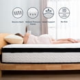 thumbnail image 4 of 10 Inch Full Mattress in a Box, Memory Foam & Pocket Spring Hybrid Mattress, Medium Firm, 4 of 6