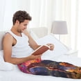 thumbnail image 5 of Sikiie Lantern Giraffes Magical Forest Pajama Pants Men, PJ Bottoms, Sleep & Lounge Pants-X-Large, 5 of 6