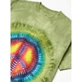 thumbnail image 2 of The Mountain Peace Tie Dye Adult T-Shirt, Green, 3XL, 2 of 5