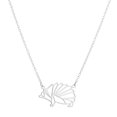 thumbnail image 3 of Creative Necklace Female Hollow Hedgehog Pendant Chain ,Gift For Girlfriend, 3 of 8