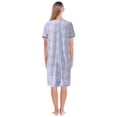 thumbnail image 2 of WBQ 3 in 1 Delivery/Labor/Nursing Nightgown Women's Maternity Back Button Down Hospital Gown Sleepwear Side Opening Breastfeeding Sleep Dress S-3XL, 2 of 7