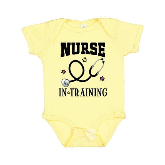 Inktastic Nurse in Training Nursing Girls Baby Bodysuit