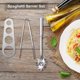 thumbnail image 1 of Juego de servidor de espagueti de 3 piezas, cuchara de espagueti de acero inoxidable, tenedor de servidor de cuchara de pasta de acero inoxidable, herramienta de medida de espagueti Control de porciones de pasta XianweiShao 8390605044281, 1 of 1