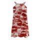 thumbnail image 4 of Vestido informal sin mangas con tirantes para mujer, cuello en V, verano, estampado de Halloween, fiesta Fridja  hj6114, 4 of 5