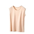thumbnail image 2 of Antinious Ladies Crew Neck Sleeveless Solid Relaxed Style Versatile Daily Tank Tops, 2 of 5