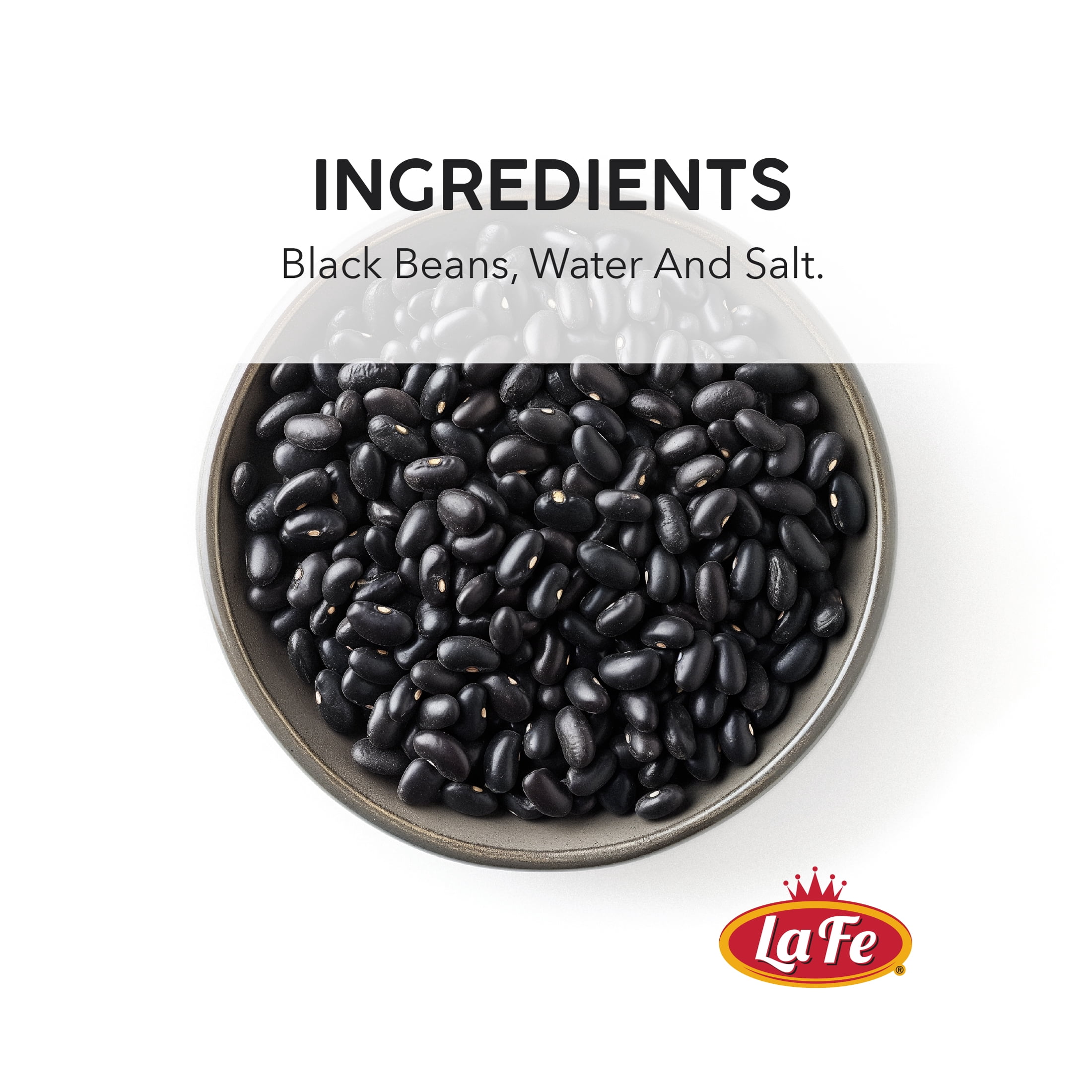 La Fe Black Beans In Water And Salt