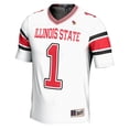 thumbnail image 2 of Men's GameDay Greats #1 White Illinois State Redbirds Endzone Football Jersey, 2 of 4