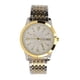 thumbnail image 1 of Reloj para Hombres Cuarzo Día Fecha Impermeable Casual Lujo Luminoso Moda Vestido Reloj con Correa de Aleación para Negocios Oro Blanco, 1 of 10