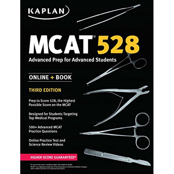 Pre-Owned MCAT 528: Advanced Prep for Advanced Students (Kaplan Test Prep) (Paperback) 150620323X 9781506203232