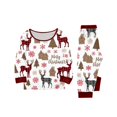 thumbnail image 5 of Lvotionpl 2026 Matching Family Christmas Pjs, Matching Christmas Pajamas Long Sleeve Top & Pants Set Matching Holiday Family Pajama Xmas Sets, 5 of 6