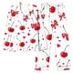 thumbnail image 4 of RKSTN Women's Valentines Pajama Sets Plus Size Notch Collar Button Down Valentine's Day Print T Shirt Top and Pjs Pant 2 Piece Matching Set Casual Lapel Sleepwear Shirt Pjs Loungewear Two Piece Set, 4 of 6