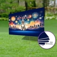 thumbnail image 3 of Happy New Year with Pitbull Fireworks Holiday Xmas Winter 2025 Yard Sign Terrier Dog Lover Outdoor Home Lawn Garden Porch Decor - 00025, 3 of 5