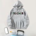 thumbnail image 1 of Sudadera con capucha para mujer, sudadera con capucha, ropa de otoño, sudadera con capucha de moda gráfica, camisetas de manga larga para oficina , l L, 1 of 10