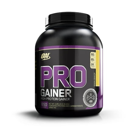Massive Whey Gainer - Optimum Nutrition Pro Gainer Protein Powder, Banana Cream Pie, 60g Protein, 5.09 Lb