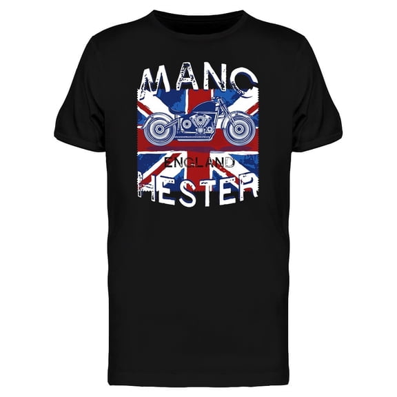 Manchester Motorcycle Graphic Tee Men's -Image by Shutterstock