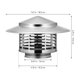 thumbnail image 2 of IDEANATEGRATE Capucha Para Chimenea De Acero Inoxidable Ideal Para Cubrir Y Proteger Contra Lluvia, 2 of 8