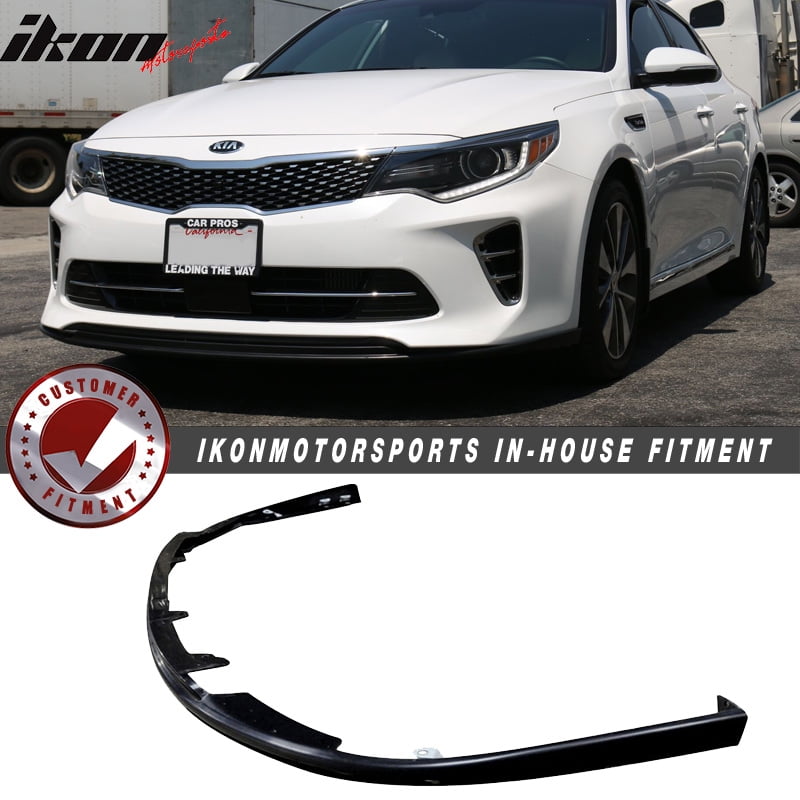 Compatible with 16 Kia Optima Front Bumper Lip Spoiler ST Style