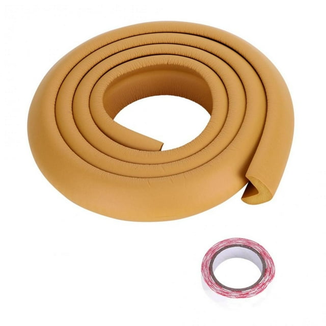 Qiilu Rubber Bumper Strip,Toddler Bumper Strip,2M Kids Rubber Bumper Strip Table Edge Protector