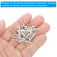 thumbnail image 6 of Uxcell 3mm OD x 25mm L Chandelier Connector Clips Pins Aluminium Chandelier Replacement Silver 300 Pack, 6 of 7
