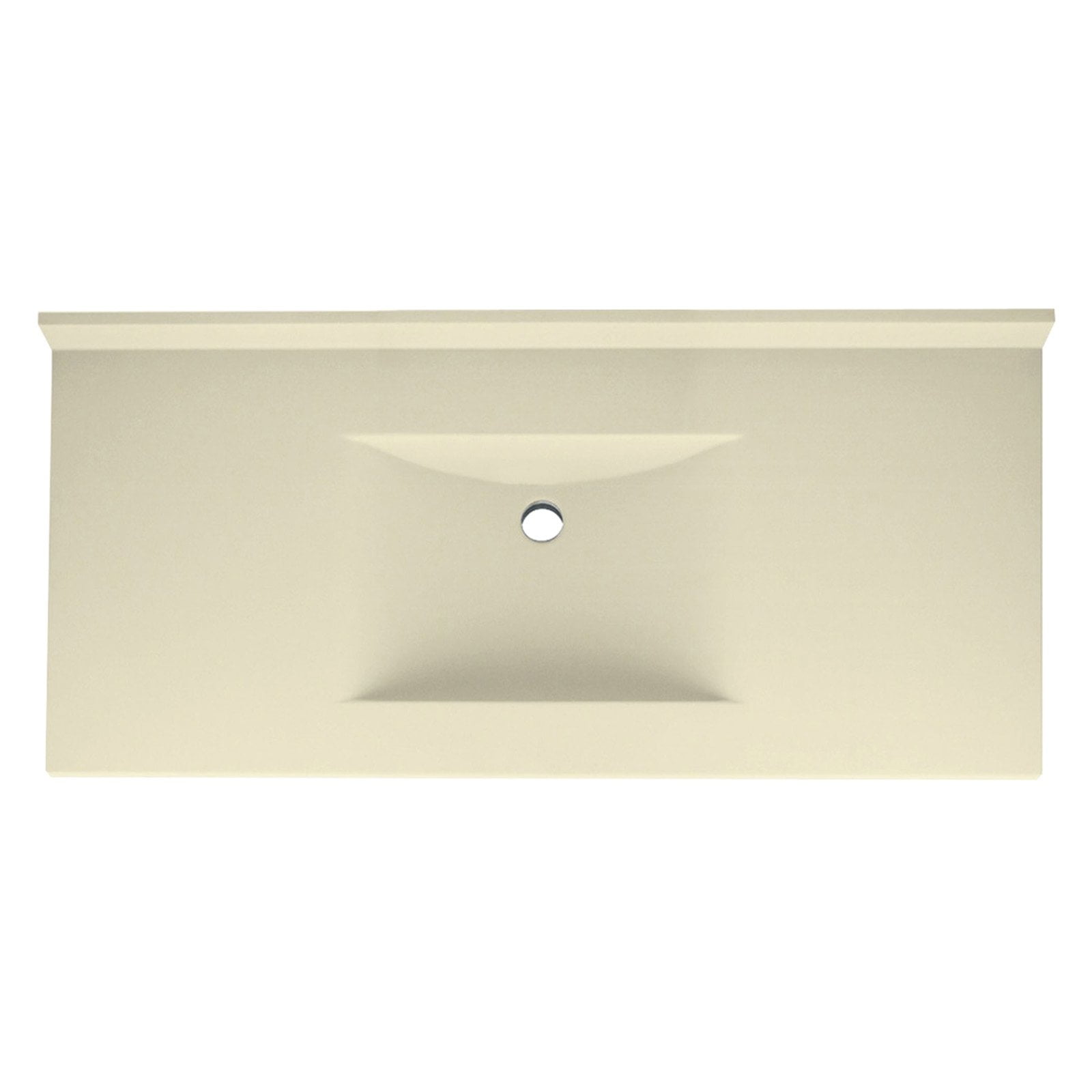 Swanstone 49W x 22D in. Contour Solid Surface Vanity Top