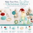 thumbnail image 5 of DIY Lighted Sea Glass Santa Christmas Decor Kit, Beginner-Friendly Holiday Craft Set with Colorful Sea Glass Pieces, Handmade Santa Art for Tabletop Home Decor & Gift A-1pcs, 5 of 7