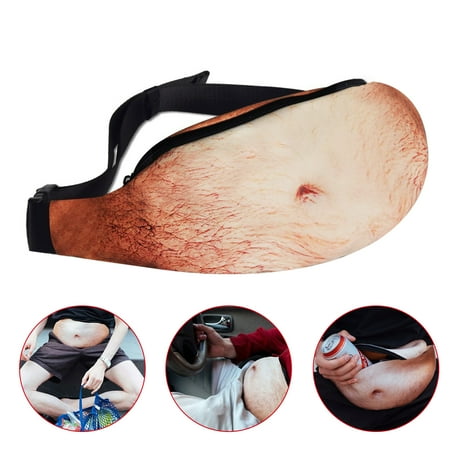 Tsv 3d Fun Men Women Dad Bag Bod Waist Bags Novelty Beer Fat Belly Pack