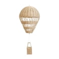 thumbnail image 1 of Xiao Hua Adorno de globo aerostático tejido, decoración de globo aerostático de ratán tejido realista, obra de arte hecha a mano para el hogar, la escuela, fiesta, foto prop, 1 of 5