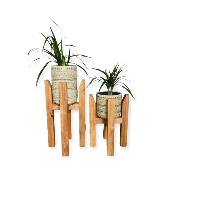 Set De 2 Porta Macetas Madera Jardin Portamacetas Decoracion macetero MACETERO