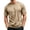 Khaki-A#6055NN, variant on AHMOMEI Quick Dry Mens Work Out Shirts Crew Neck Short Sleeve Mens Shirts Moisture Wicking Mens T Shirts Beige XXL