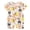 W123-Orange, variant on UAYOTSE Baby Boy Rompers Short Sleeve Cotton Toddler Rompers Graphic Print Baby Clothes One-Piece Outfit,Sizes 0-6 Months