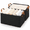 Black, variant on StorageWorks Large Fabric Storage Bins with Metal Frame, Collapsible Storage Baskets for Shelves, 2-Pack, Beige-Cotton-linen