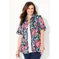 thumbnail image 3 of Catherines Women's Plus Size Timeless Short Sleeve Blouse, 3 of 6