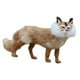 thumbnail image 1 of Estatuil de Zorro de Polietileno Decoración de Jardín Animales Artificiales DIY CUTICAT Estatua animal artificial, 1 of 5