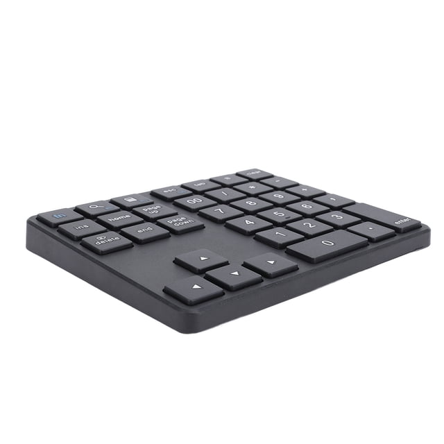 35 Keys Number Keyboard Pad, External Mini Slim Keyboard with Receiver BT5.0 BT3.0 Number Keypad External Number Keypad for OS X Laptop Desktop Smartphone