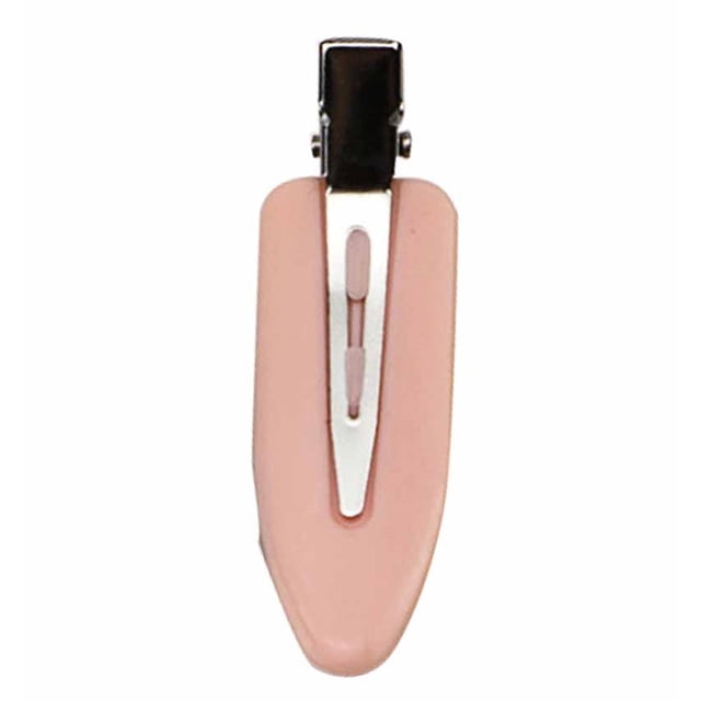 Langgg 5 Pcs Pince à Cheveux en Forme de Feuille en Acier Inoxydable ABS Outil de Coiffure, Rose