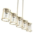 thumbnail image 5 of Hunter - Astwood 5-light Alturas Gold, Large Chandelier, Dimmable, Caged Style, Linear Shaped, for Bedrooms, Dining, Living Rooms - 48014, 5 of 10