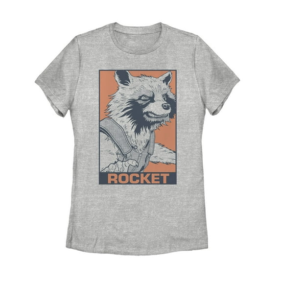 Women's Marvel Avengers: Endgame Rocket Ready  Graphic Tee Athletic Heather Large