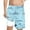 Light Blue, variant on Swim Shorts for Teens Kids with Compression Liner Vintage Bathing Suit Shorts 2 In 1 Printed Toddler Bathing Suit Quickdry Beach Swimwear