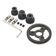 thumbnail image 2 of Juego de engranajes rectos de Metal RC, Kit de engranajes de piñón de Motor 52T 15T 17T 19T para coche Traxxas Slash RC, 2 of 8