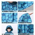 thumbnail image 5 of Odeerbi Rain Coats Kids Rain Jacket Waterproof Girls Boys Rain Cape Kid Hooded Jacket Hooded Bats, 5 of 9