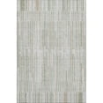 thumbnail image 2 of Addison Rugs Mayfield Premium Machine Washable Transitional Stripes Sage Rectangle Rug, 10' X 14' Machine Washable Transitional Stripes Sage Oversized Sherpa Throw Blanket, 2 of 6