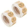 thumbnail image 1 of 1000 Thank You Stickers Scrapbooking Label Wedding Stickers Adhesive Sticker Kraft Round Labels 8X5X4cm, 1 of 7